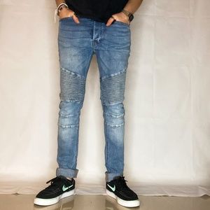 H&M Divided Skinny Biker Jeans